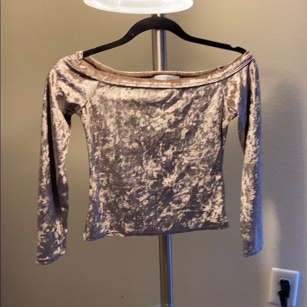 Velvet top